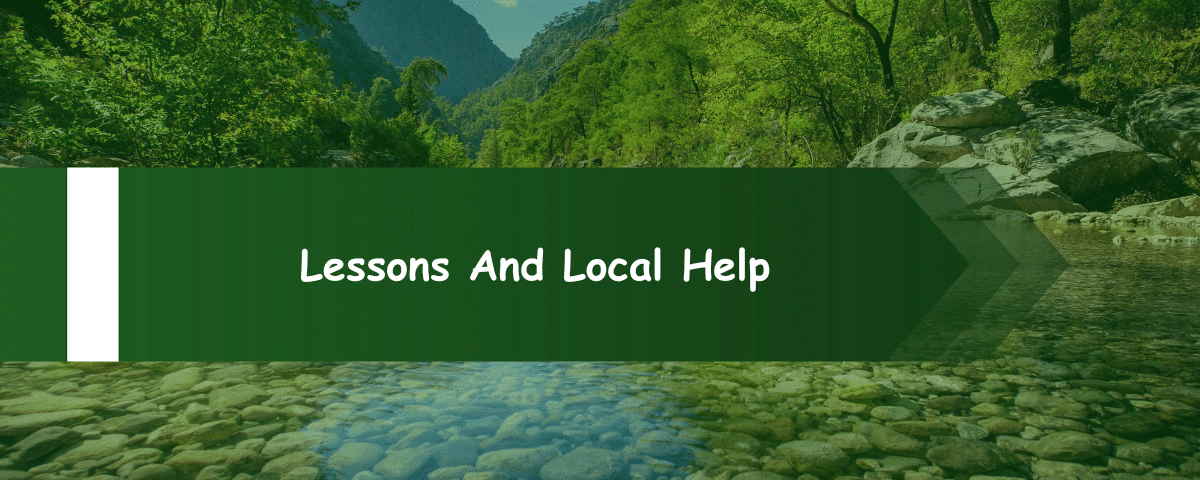 Lessons And Local Help
